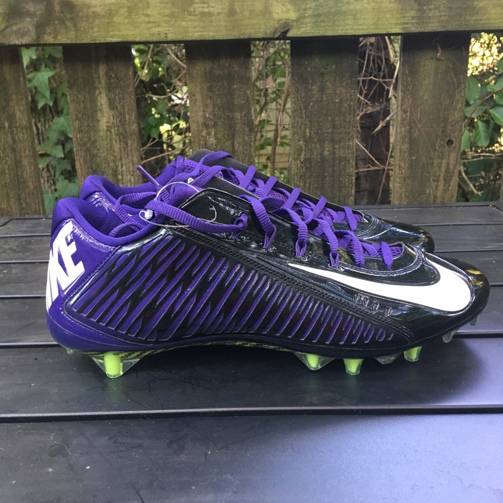 Nike Carbon 2.0 Elite Black Purple Football Cleats